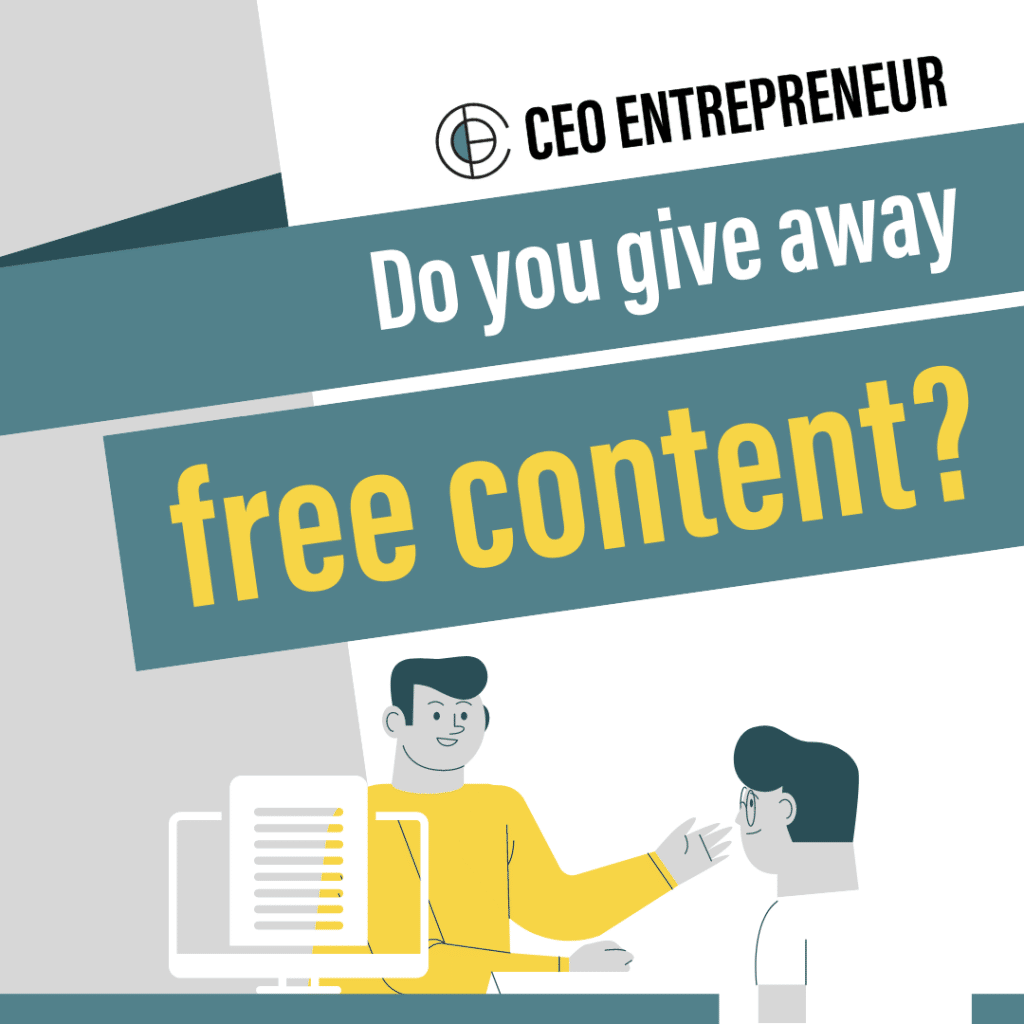 Free Content vs Paid Content - Are You Giving Away Too Much?